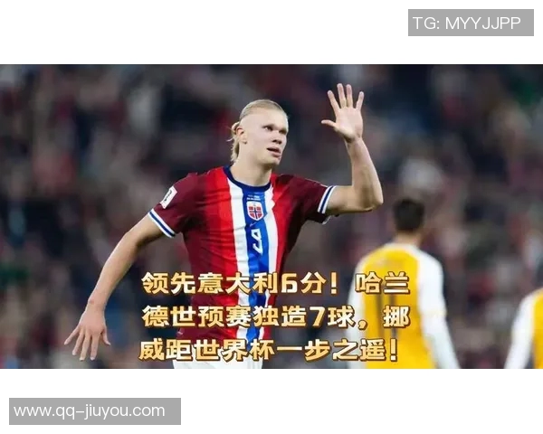 哈兰德在欧洲世预赛中独进9球超越39支球队的进球总和